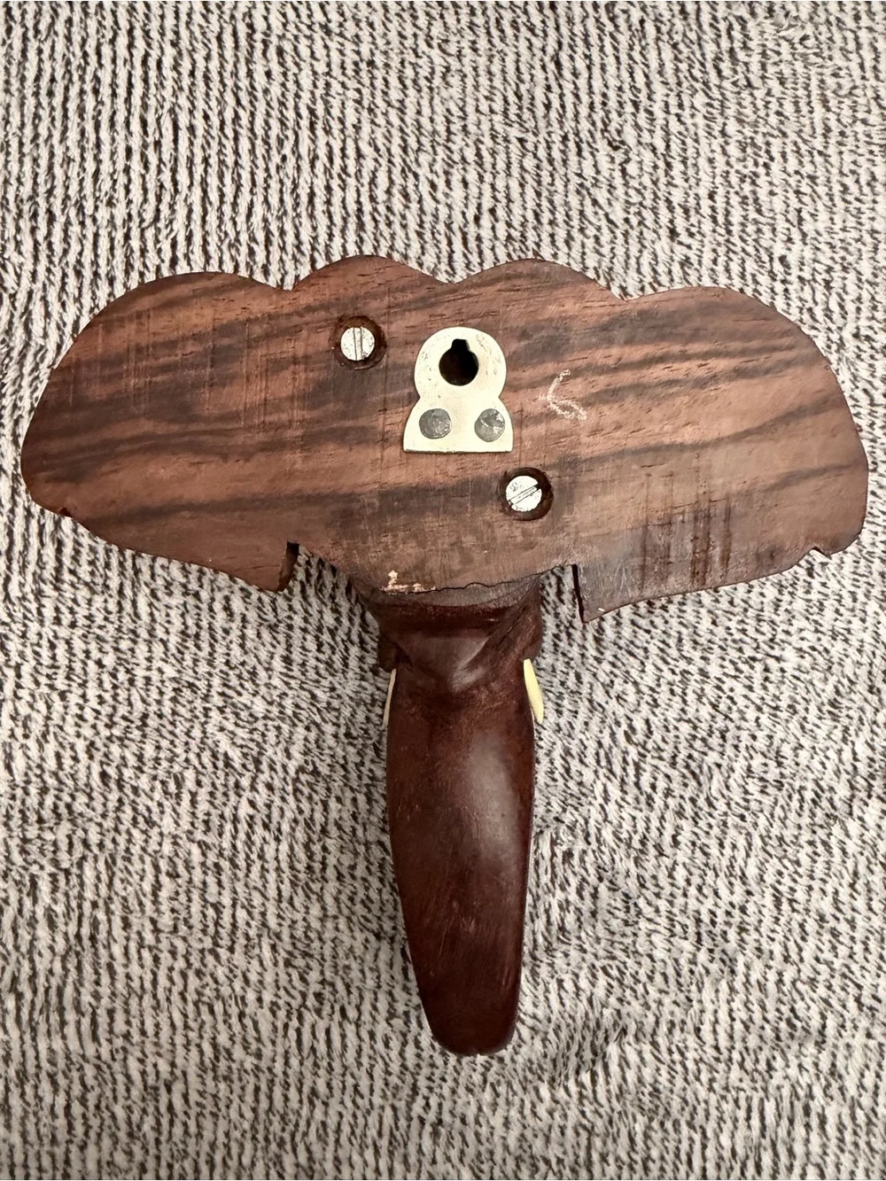 Wooden Elephant Head Wall Decor
